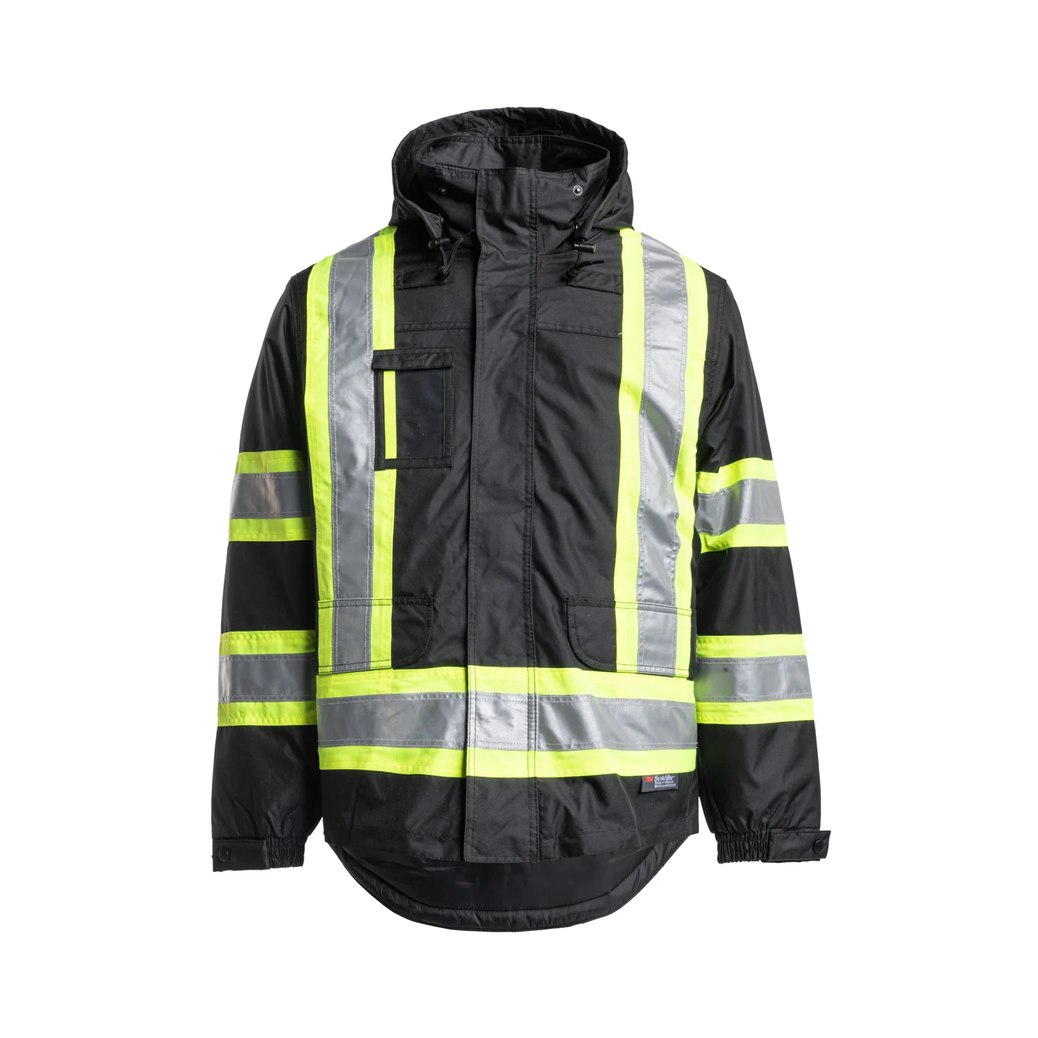 5-in-1 Hi-Vis Black Jacket - S426HVB