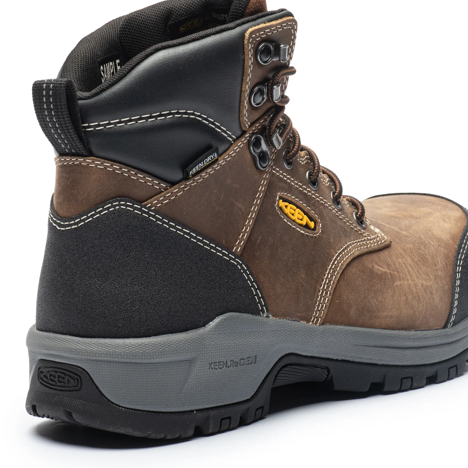 Evanston Women's 6" Waterproof Composite Toe Work Boots 1029856 - Image 3