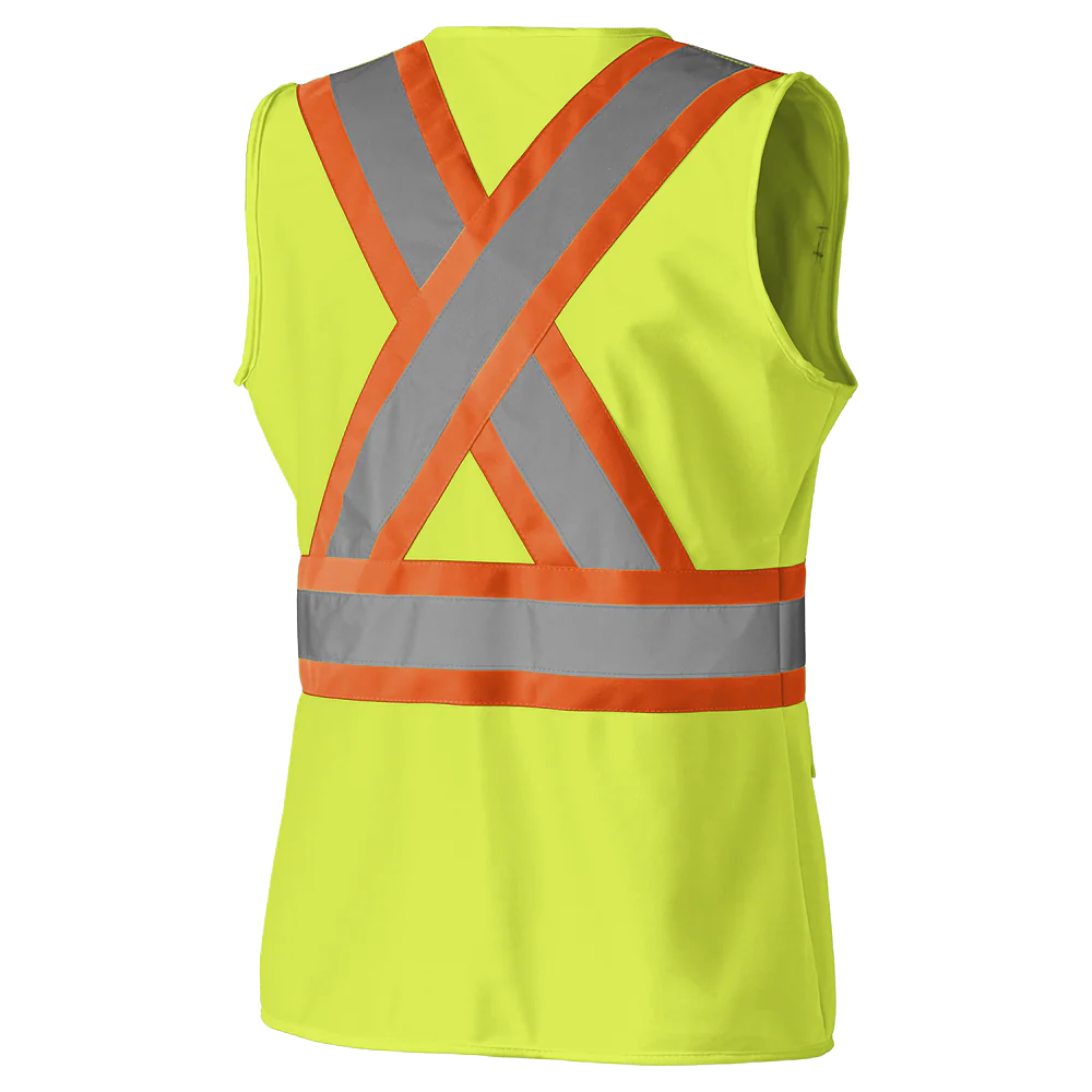 Women's Hi-Vis Safety Vest - TV-139HVG - Image 2