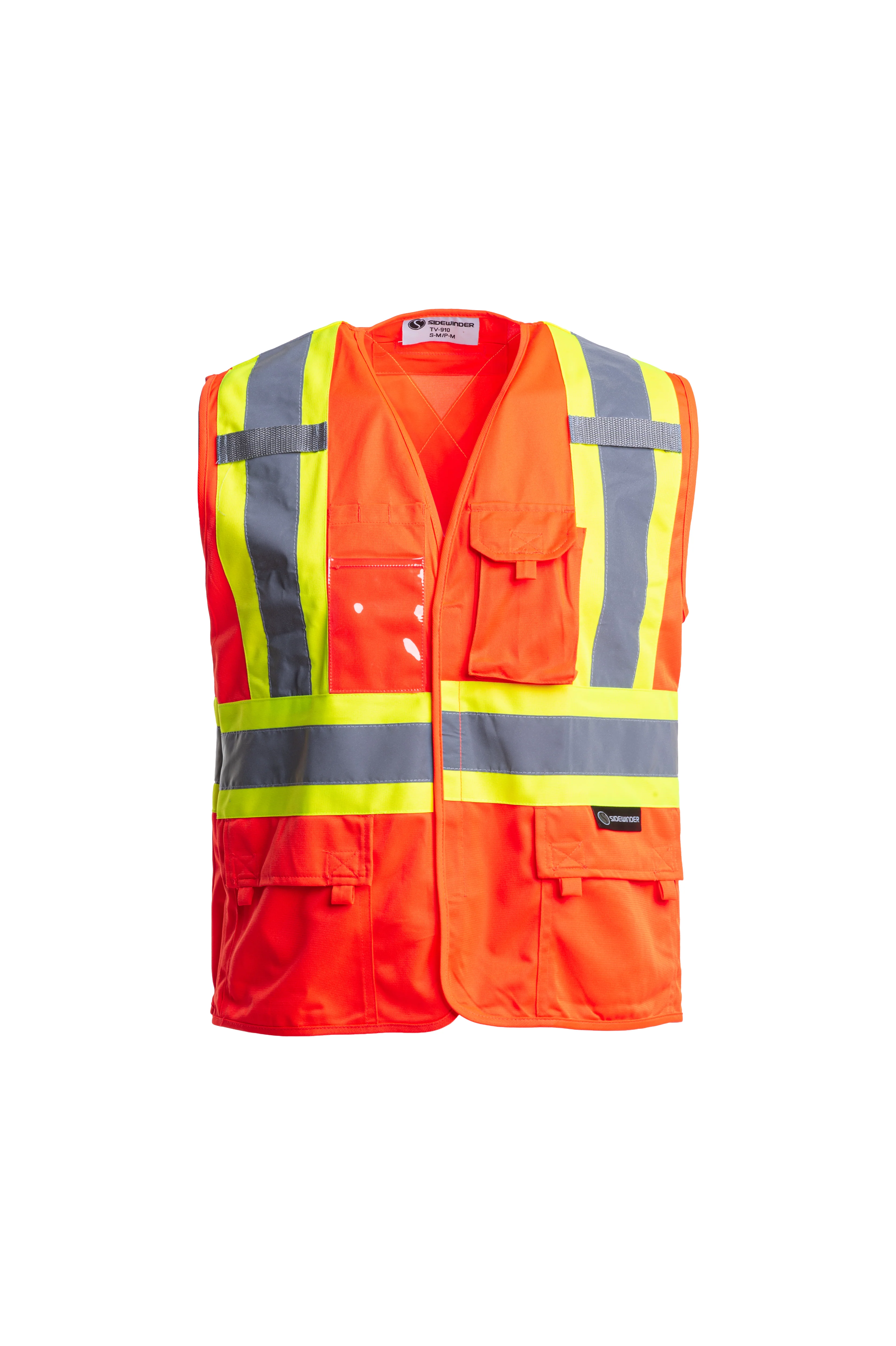 Hi-Vis Orange Safety Vest - TV-910