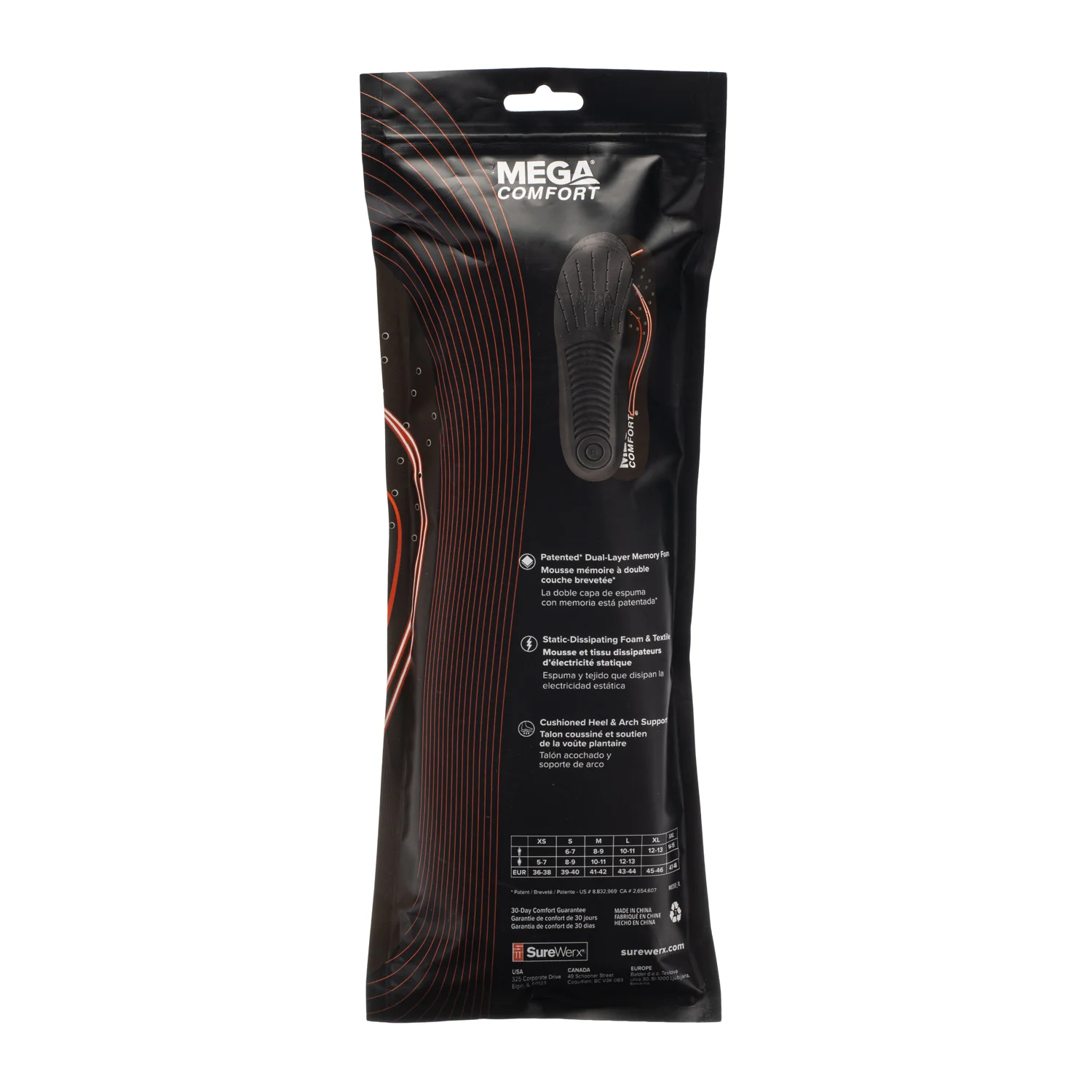 MEGAComfort Insole Ergo Anti-Static Insoles - MC-ESD - Image 4