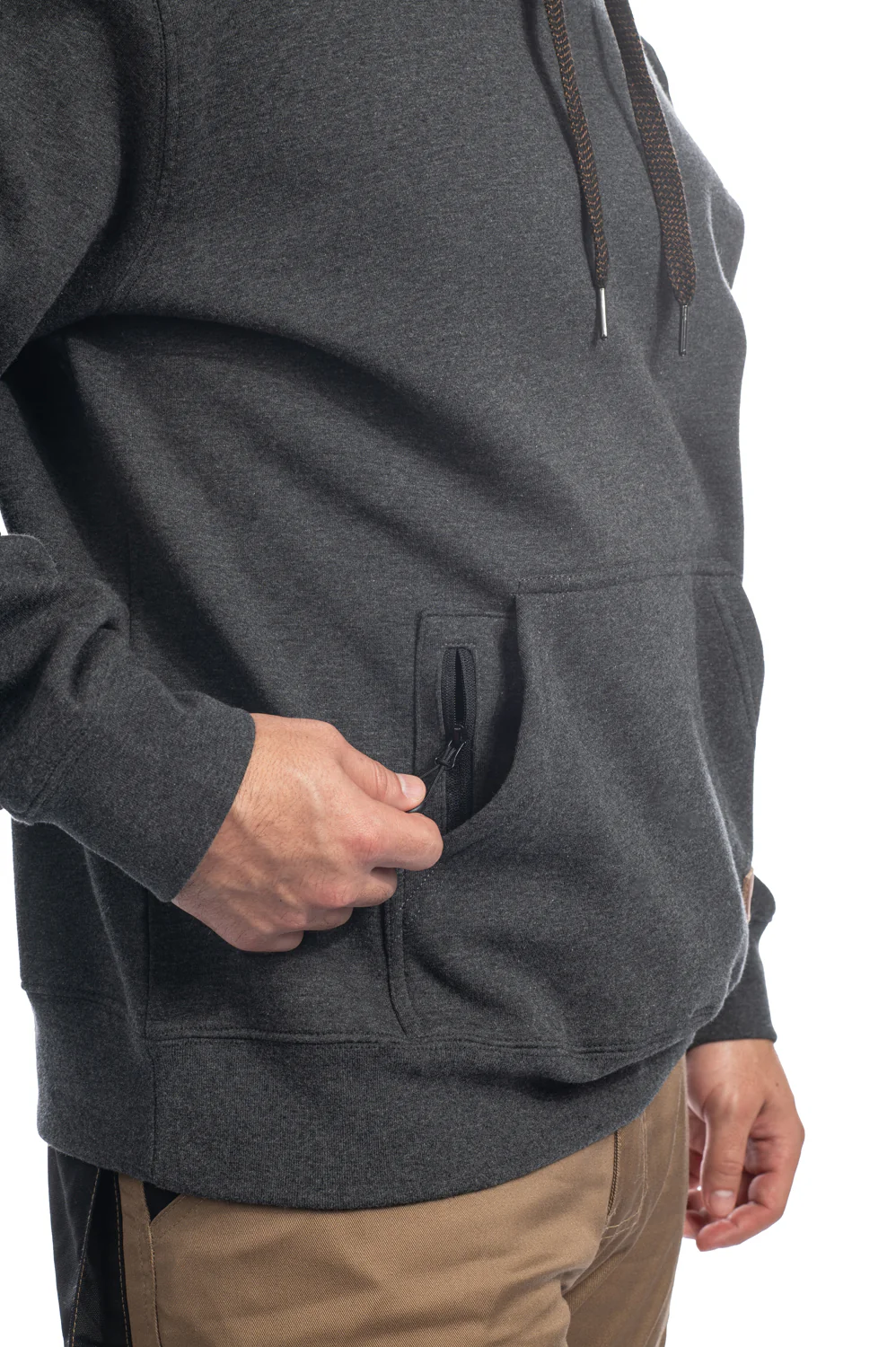 Men’s Work Hoodie - TK-1837GRY - Image 2