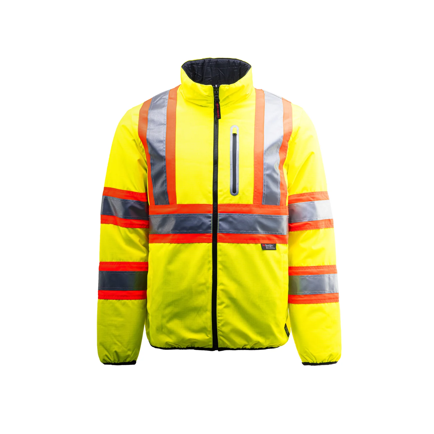 Ripstop Reversible Hi-Vis Green Jacket - SJ27HVG