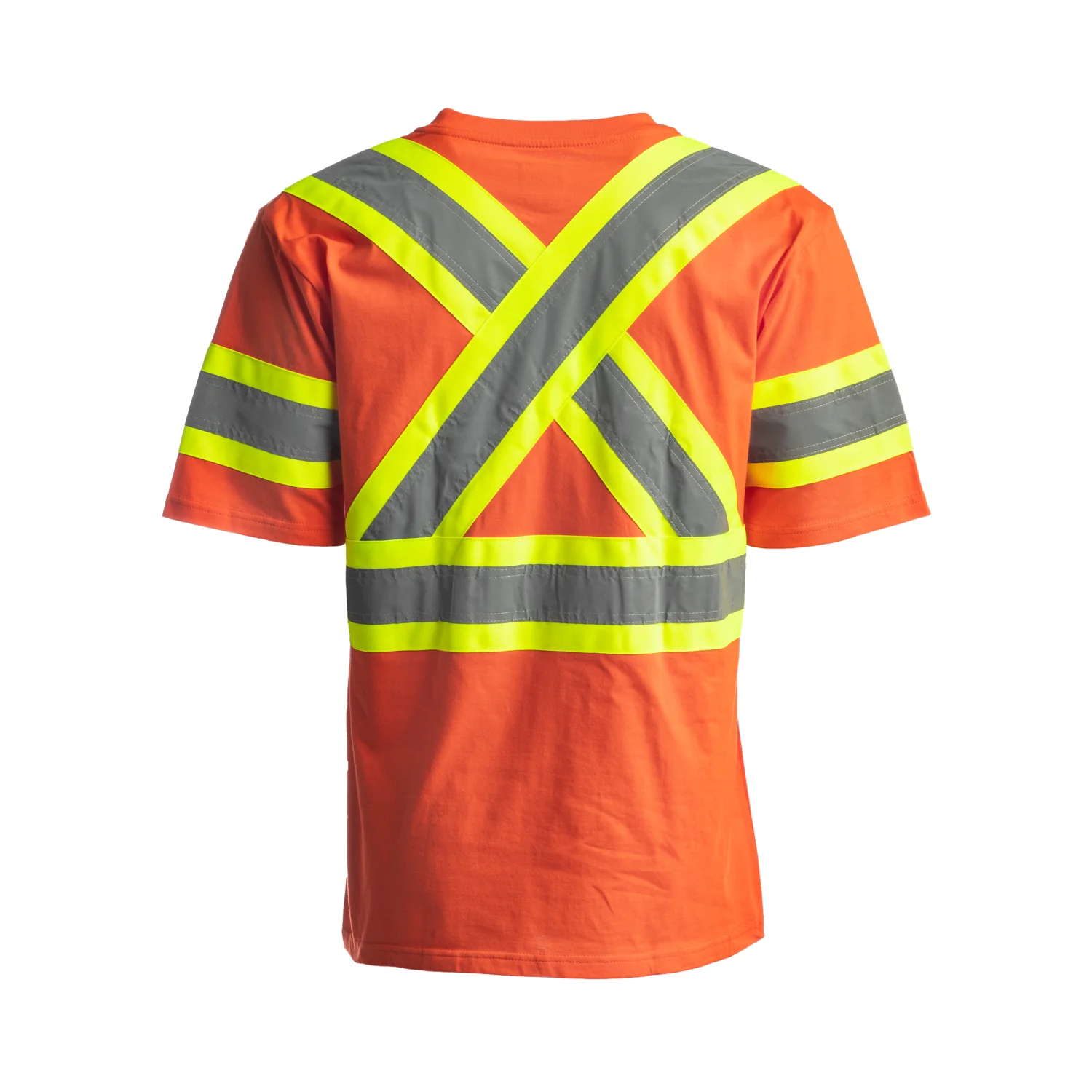Short Sleeve Hi-Vis Orange Safety T-Shirt - ST11HVO - Image 2