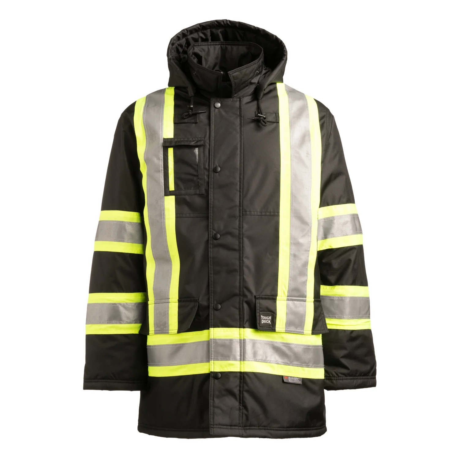 Safety Parka Hi-Vis Black - S17611HVB