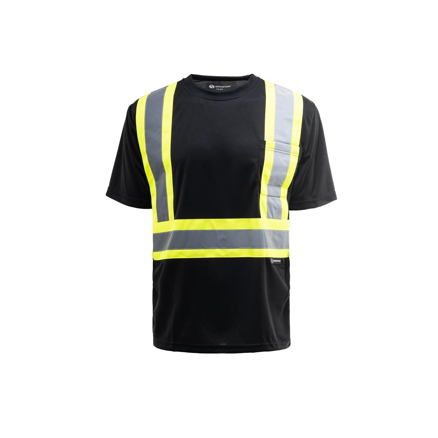 Hi-Vis Black Traffic T-Shirt - TS-602 BUY 3, SAVE $10